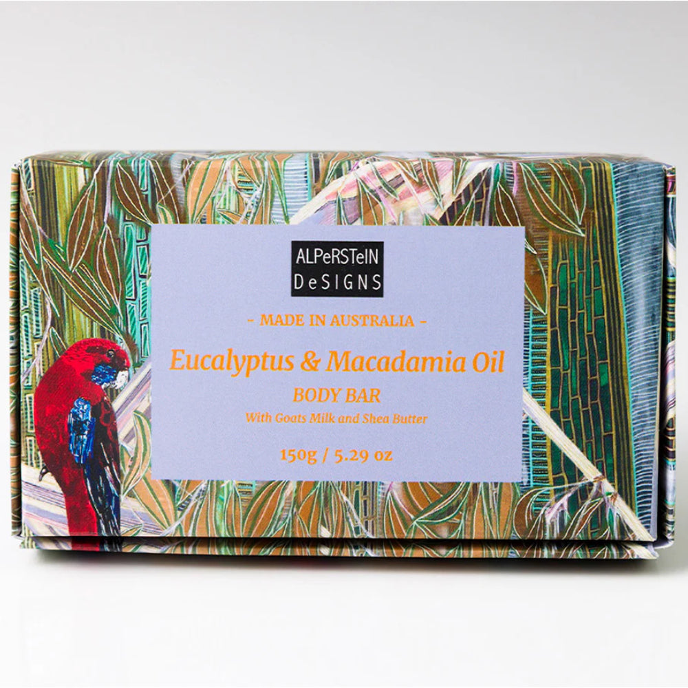 eucalyptus macadamia cream and soap gift set