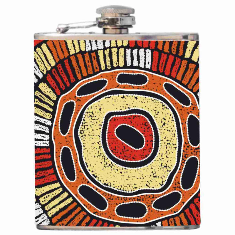 aboriginal hip flask