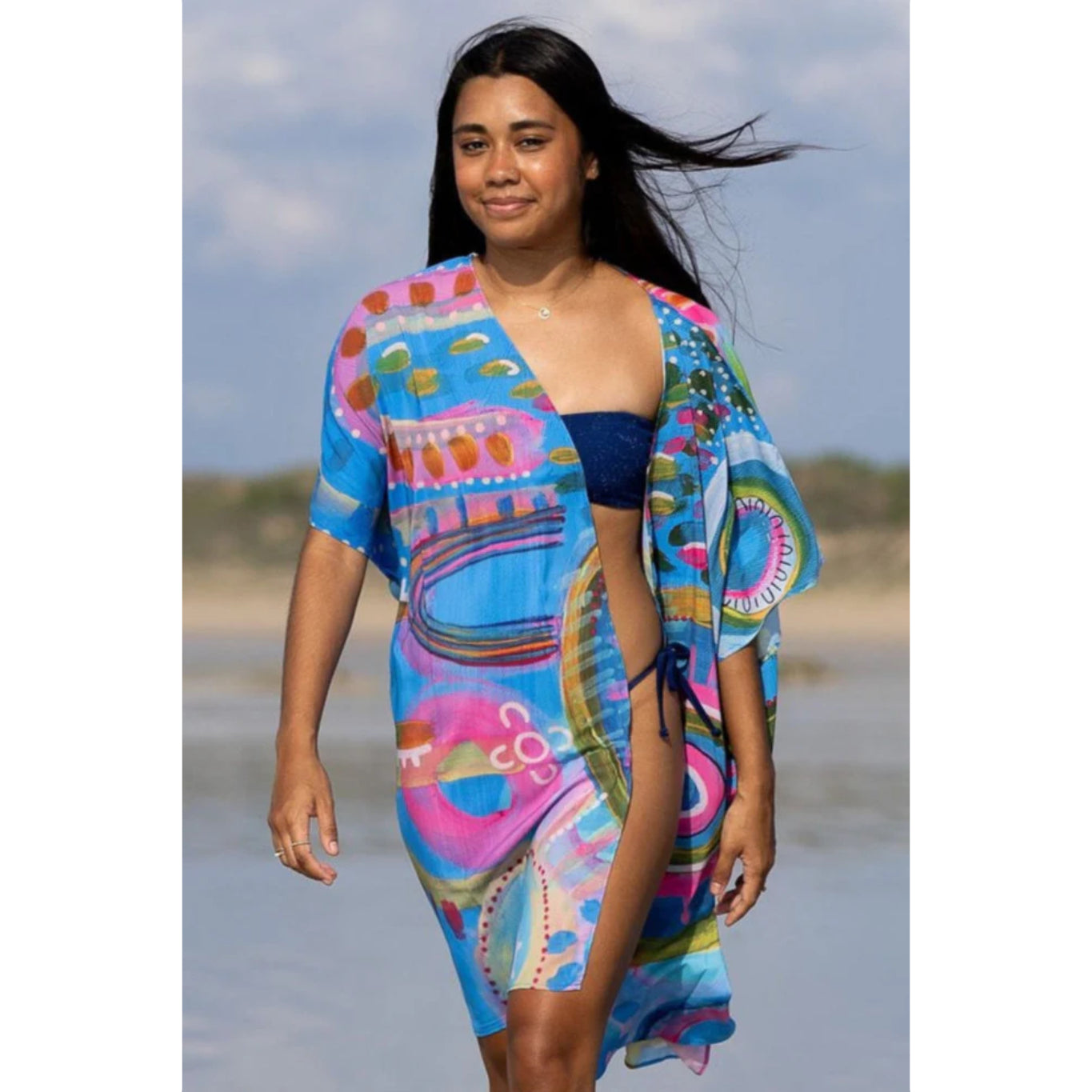 aboriginal kaftan shawl