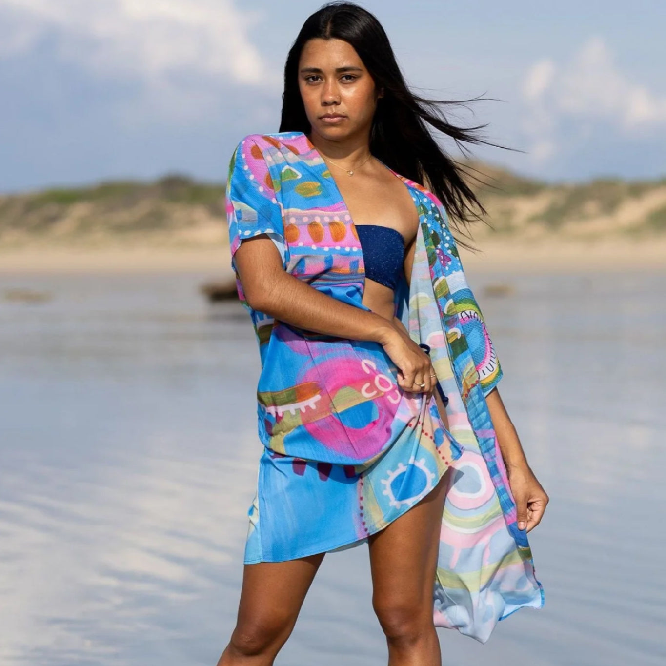 aboriginal kaftan shawl