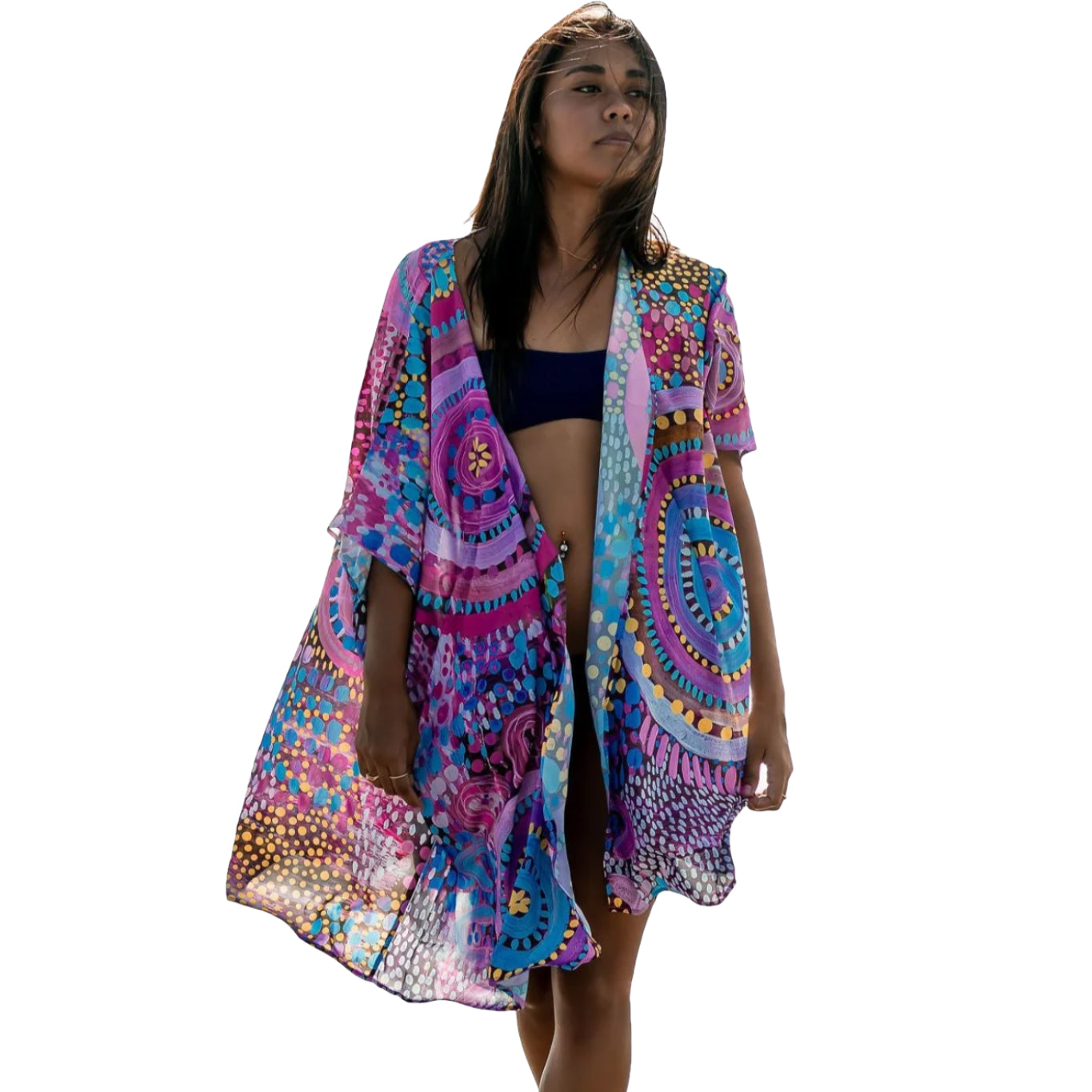 aboriginal kaftan shawl
