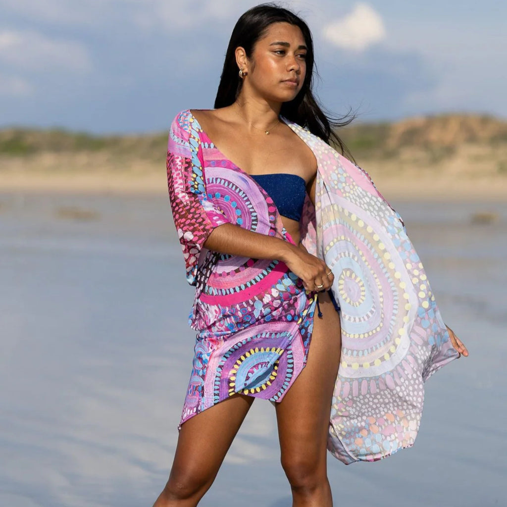 aboriginal kaftan shawl