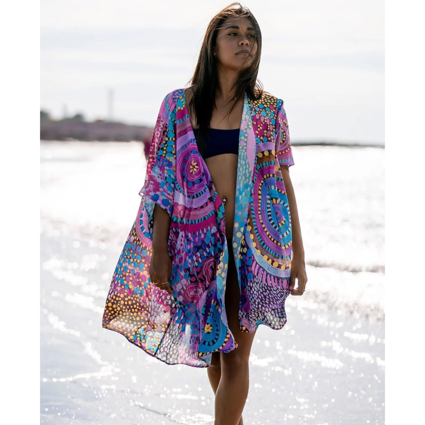 aboriginal kaftan shawl