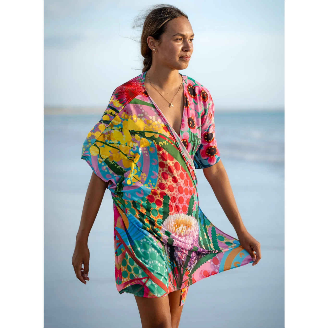 aboriginal kaftan shawl
