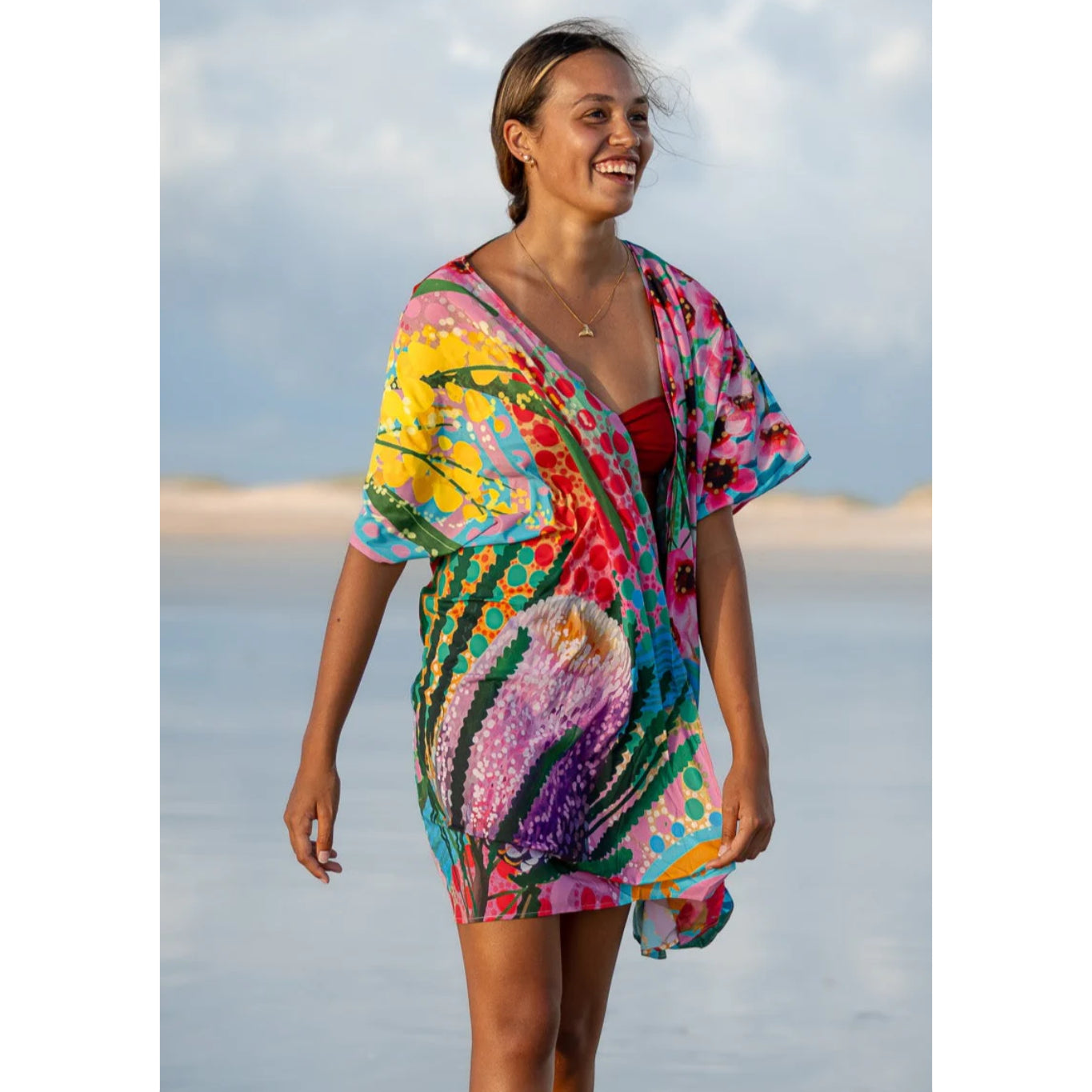 aboriginal kaftan shawl