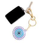 KEYRING, KEYCHAIN - ABORIGINAL ART - THRIVING TOGETHER - AUSTRALIA, INDIGENOUS, SOUVENIR, GIFT