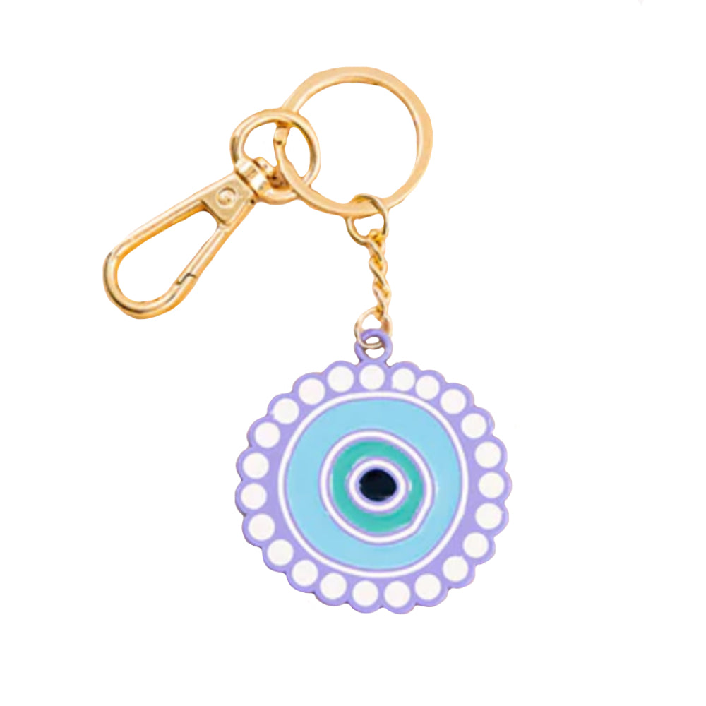 KEYRING, KEYCHAIN - ABORIGINAL ART - THRIVING TOGETHER - AUSTRALIA, INDIGENOUS, SOUVENIR, GIFT