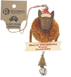kangaroo christmas ornament
