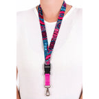 LANYARD - ABORIGINAL ART - BADHIIN - AUSTRALIA, INDIGENOUS, SOUVENIR, GIFT