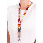 LANYARD - ABORIGINAL ART - BIRRAR, DESERT - AUSTRALIA, INDIGENOUS, SOUVENIR, GIFT