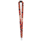 LANYARD - ABORIGINAL ART - BUSH TUCKER TAN - AUSTRALIA, INDIGENOUS, SOUVENIR, GIFT