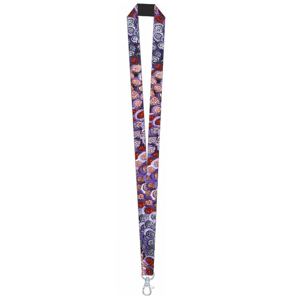 LANYARD - ABORIGINAL ART - CINDY WALLACE - AUSTRALIA, INDIGENOUS, SOUVENIR, GIFT