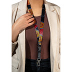 LANYARD - ABORIGINAL ART - COMMUNITY UNITY - AUSTRALIA, INDIGENOUS, SOUVENIR, GIFT