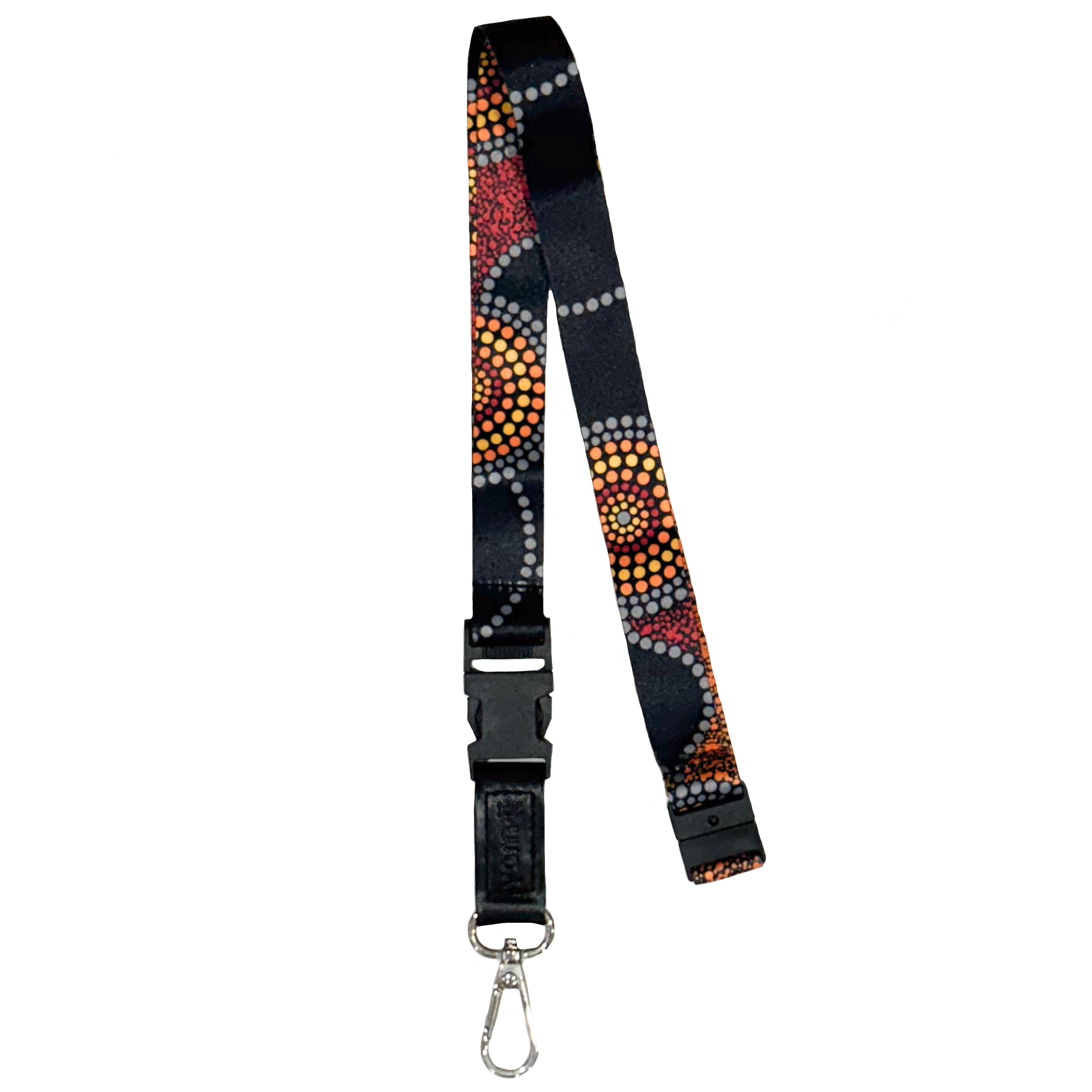 LANYARD - ABORIGINAL ART - COMMUNITY UNITY - AUSTRALIA, INDIGENOUS, SOUVENIR, GIFT