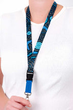 LANYARD & ID CARD HOLDER - ABORIGINAL ART - DEADLY DADS - AUSTRALIA, INDIGENOUS, SOUVENIR, GIFT