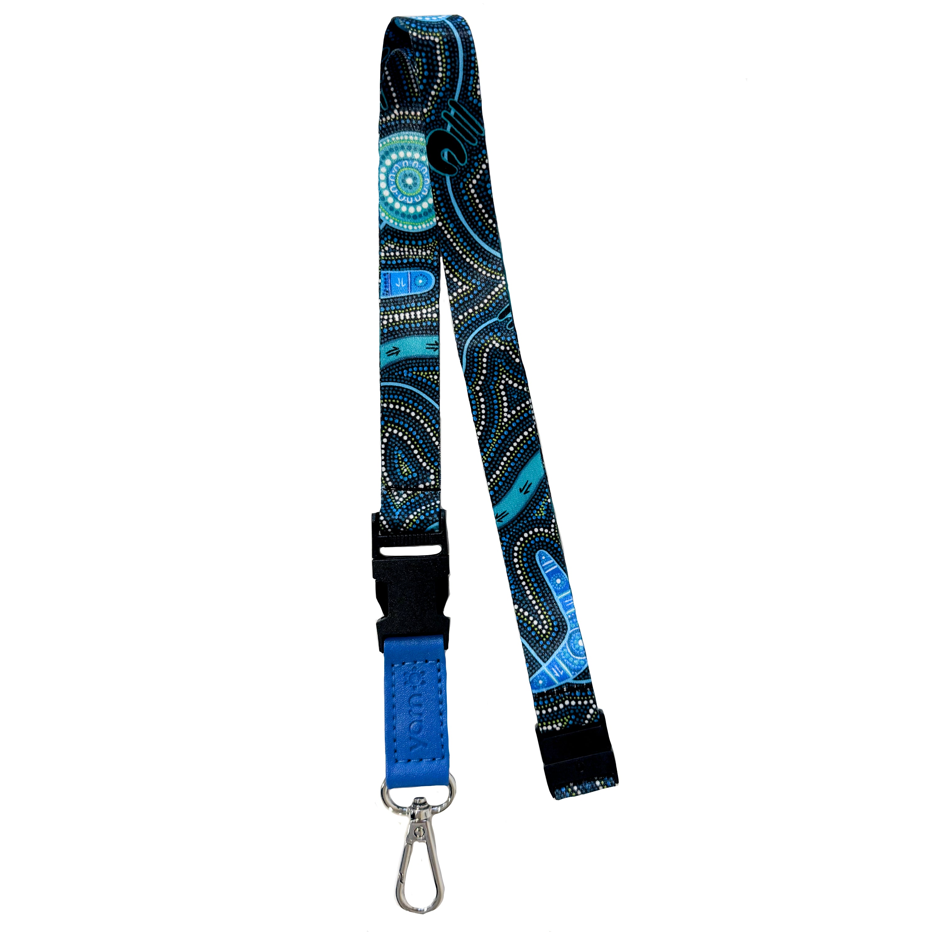 LANYARD - ABORIGINAL ART - DEADLY DADS - AUSTRALIA, INDIGENOUS, SOUVENIR, GIFT