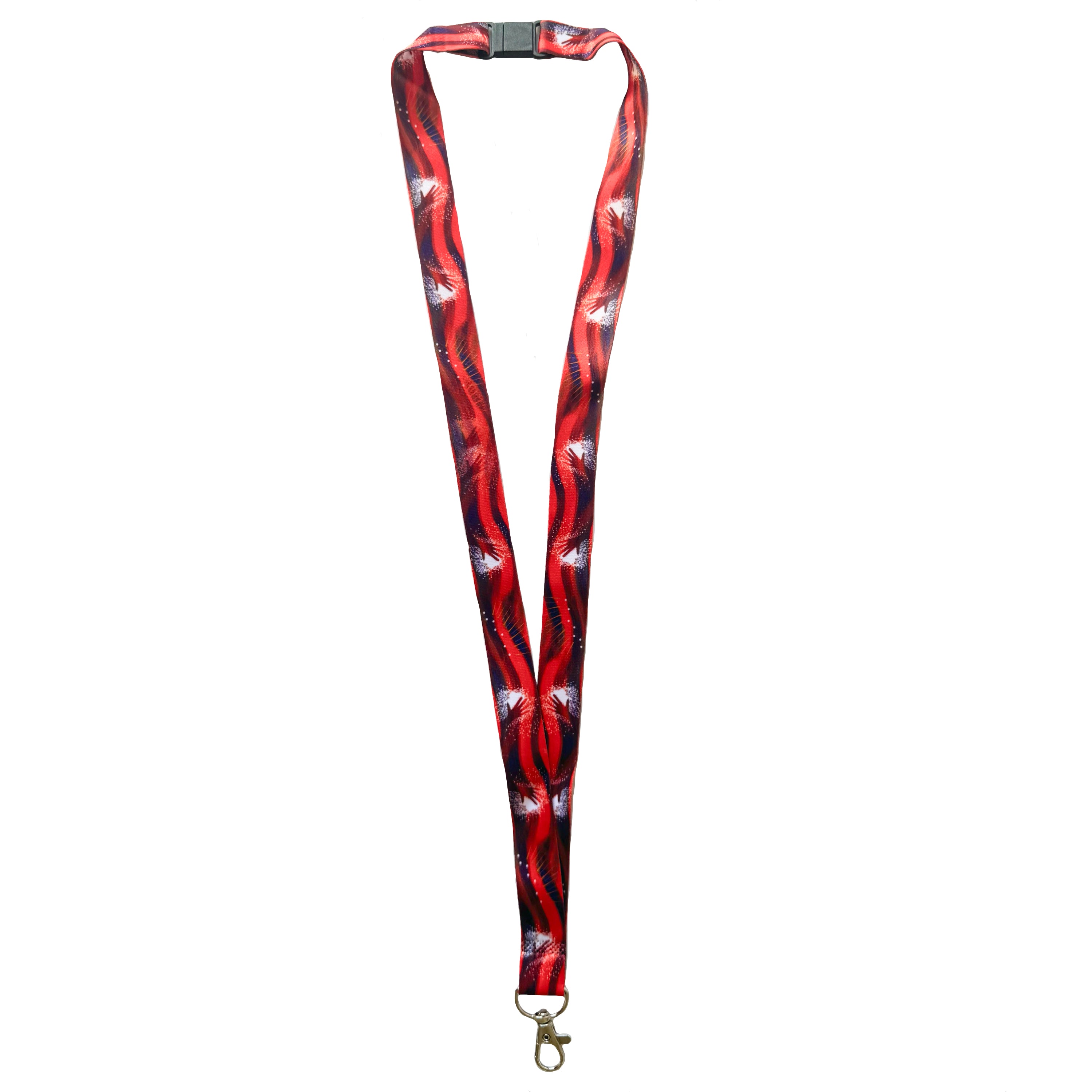 LANYARD - ABORIGINAL ART - DESERT TOTEMS - AUSTRALIA, INDIGENOUS, SOUVENIR, GIFT