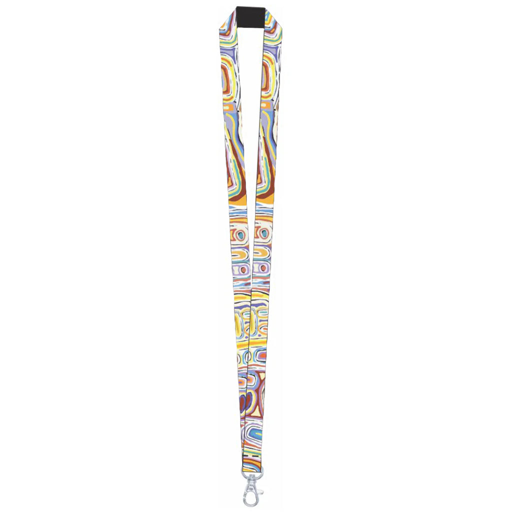 LANYARD - ABORIGINAL ART - FELICITY ROBERTSON - AUSTRALIA, INDIGENOUS, SOUVENIR, GIFT
