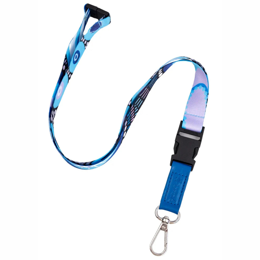 LANYARD & ID CARD HOLDER - ABORIGINAL ART - FUTURE DREAMING - AUSTRALIA, INDIGENOUS, SOUVENIR, GIFT