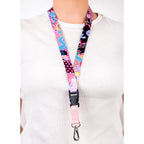 LANYARD - ABORIGINAL ART - GUIDING THE LIGHT - AUSTRALIA, INDIGENOUS, SOUVENIR, GIFT