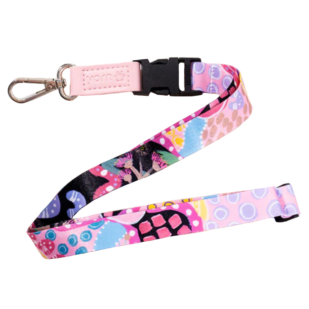 LANYARD - ABORIGINAL ART - GUIDING THE LIGHT - AUSTRALIA, INDIGENOUS, SOUVENIR, GIFT