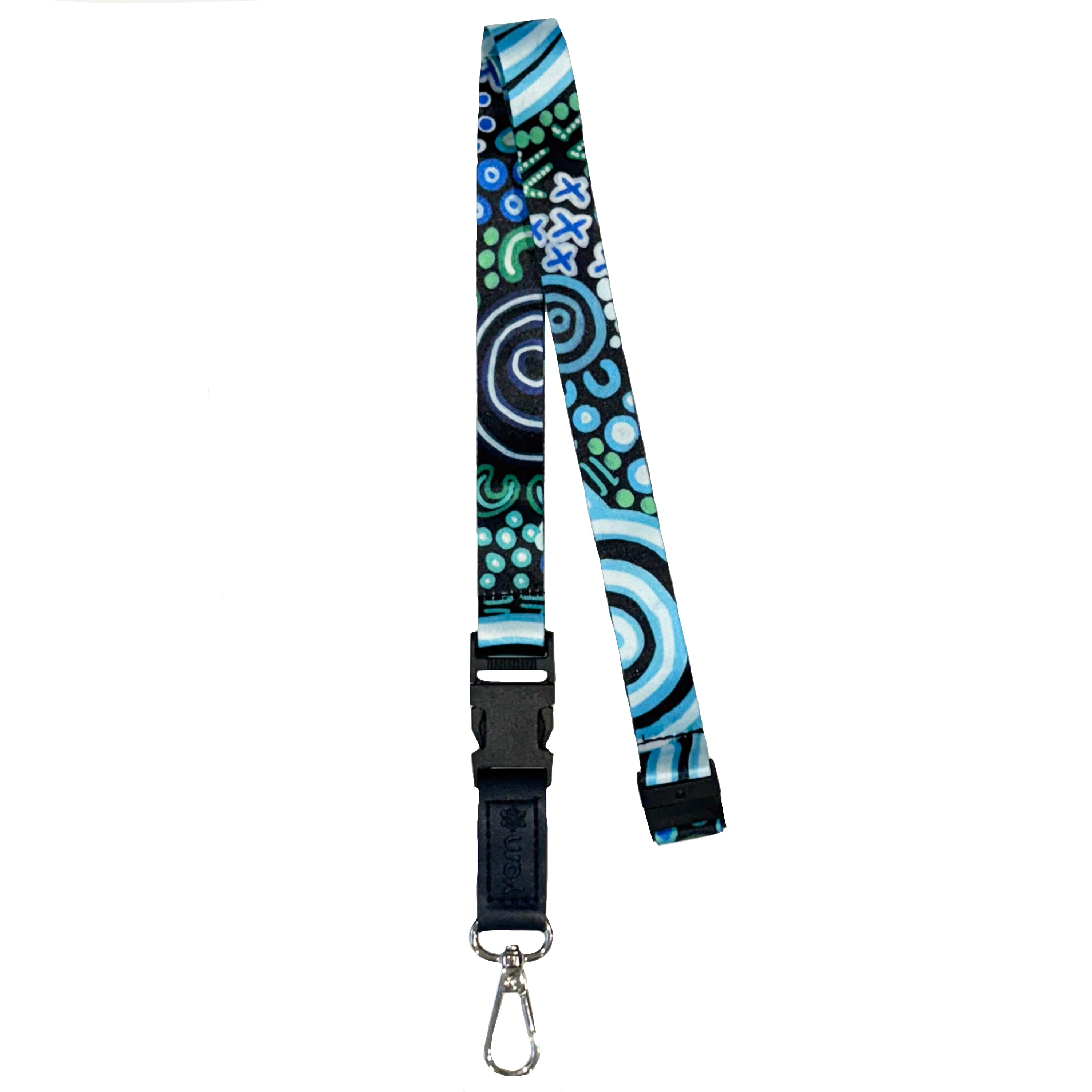 LANYARD - ABORIGINAL ART - HOPKINS RIVER - AUSTRALIA, INDIGENOUS, SOUVENIR, GIFT