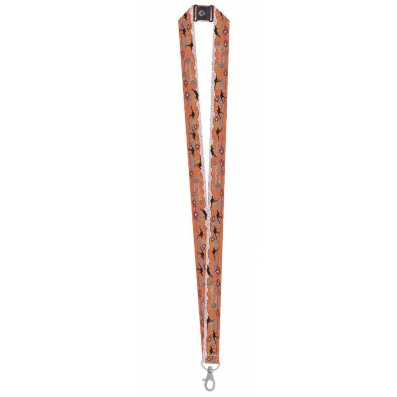 LANYARD - ABORIGINAL ART - KAMILAROI - AUSTRALIA, INDIGENOUS, SOUVENIR, GIFT