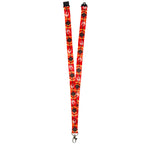 LANYARD - ABORIGINAL ART - MEETING PLACE FIRE - AUSTRALIA, INDIGENOUS, SOUVENIR, GIFT