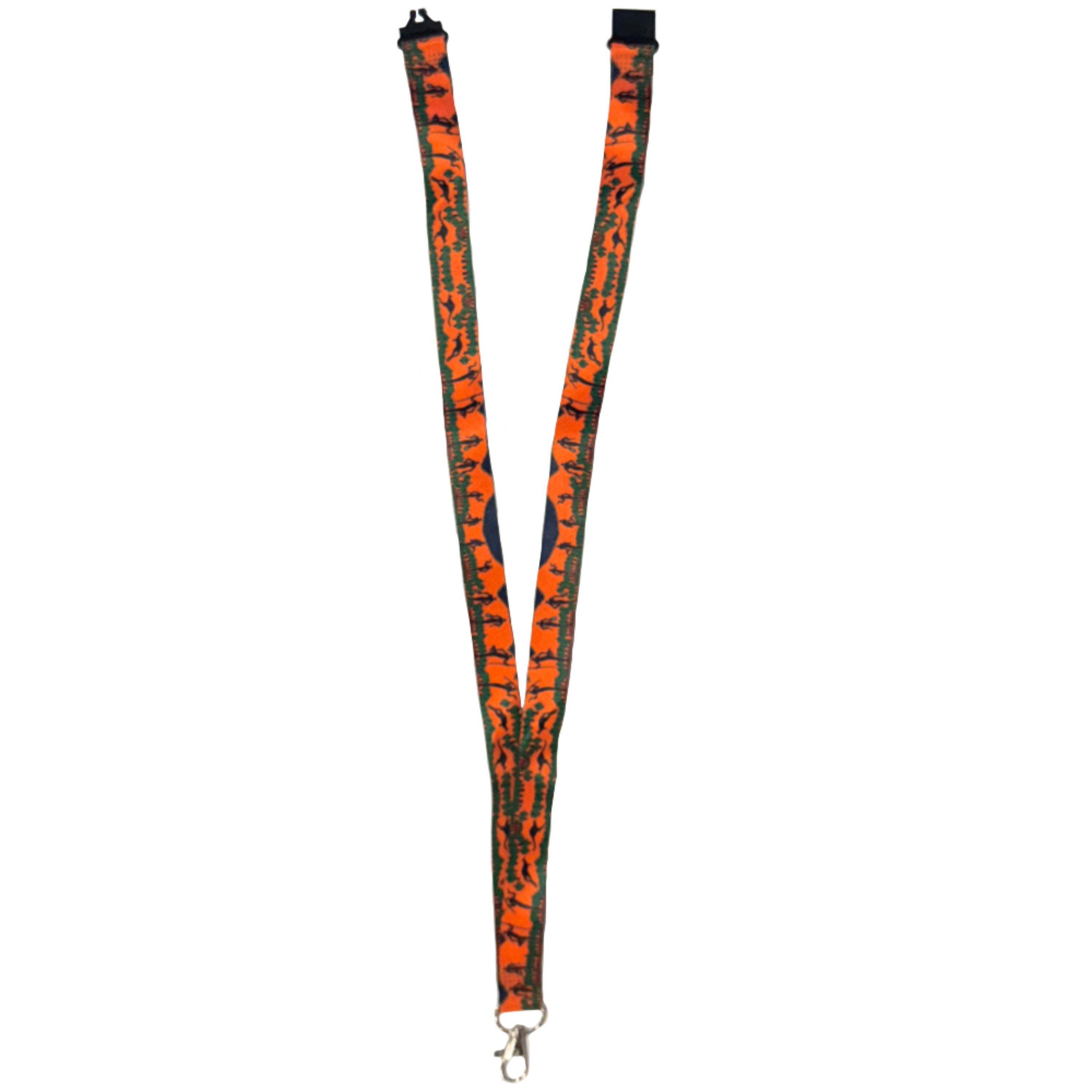 LANYARD - ABORIGINAL ART - NANDEWAR HUNTNG - AUSTRALIA, INDIGENOUS, SOUVENIR, GIFT
