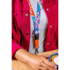 LANYARD - ABORIGINAL ART - NGOOTYOONG JOY - AUSTRALIA, INDIGENOUS, SOUVENIR, GIFT