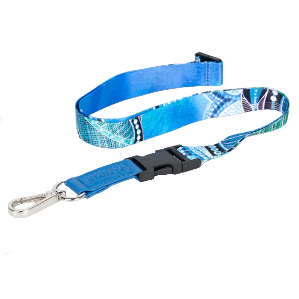 LANYARD - ABORIGINAL ART - OCEAN TURTLES - AUSTRALIA, INDIGENOUS, SOUVENIR, GIFT