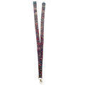LANYARD - ABORIGINAL ART - ON WALKABOUT OCHRE - AUSTRALIA, INDIGENOUS, SOUVENIR, GIFT