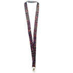 LANYARD - ABORIGINAL ART - ON WALKABOUT OCHRE - AUSTRALIA, INDIGENOUS, SOUVENIR, GIFT