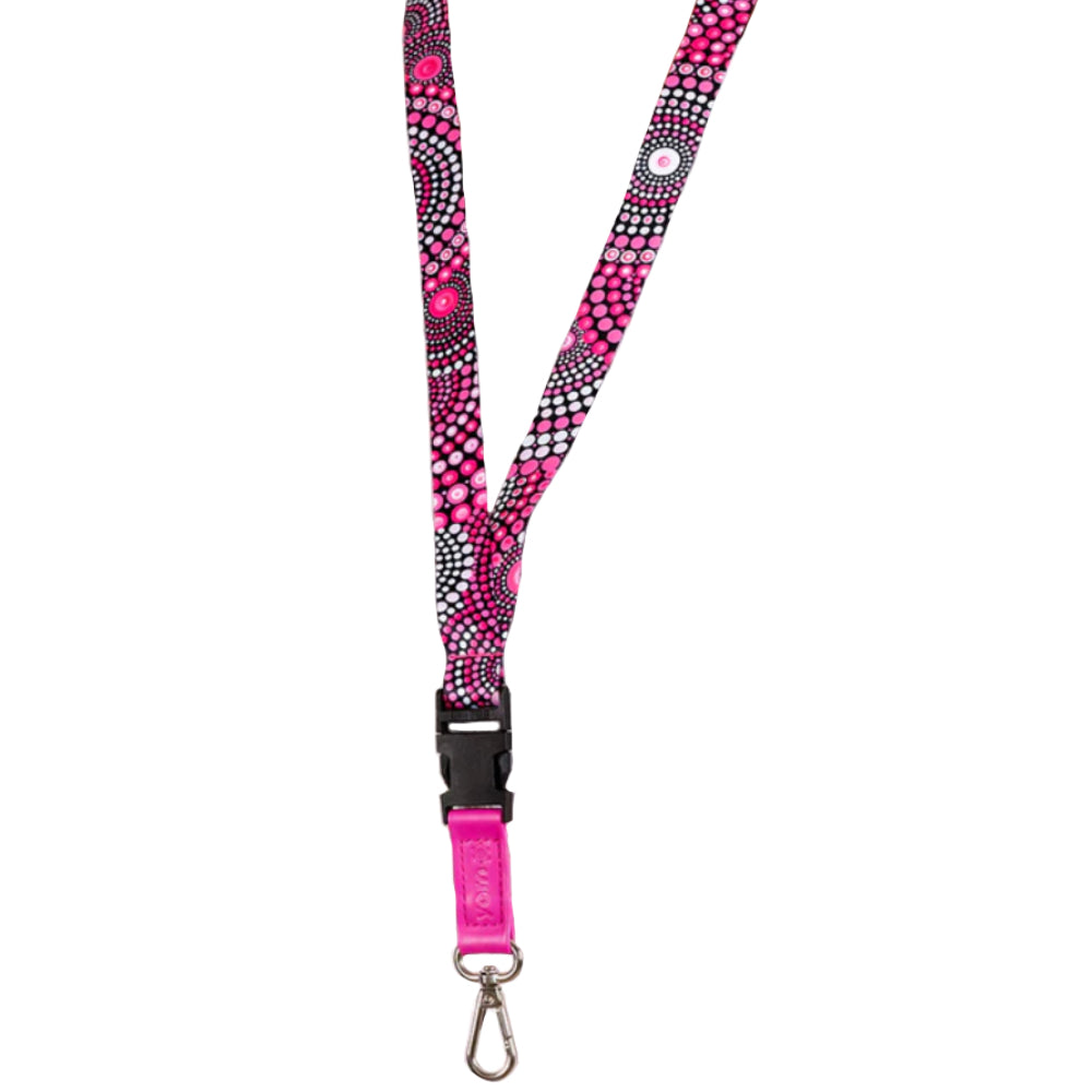 LANYARD - ABORIGINAL ART - TRIBE OF WOMEN - AUSTRALIA, INDIGENOUS, SOUVENIR, GIFT