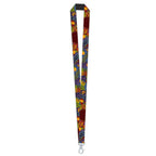 LANYARD - ABORIGINAL ART - WOMEN GATHERING AT WATERHOLES - AUSTRALIA, INDIGENOUS, SOUVENIR, GIFT