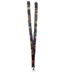 LANYARD - ABORIGINAL ART - WOMEN GATHERING AT WATERHOLES - AUSTRALIA, INDIGENOUS, SOUVENIR, GIFT