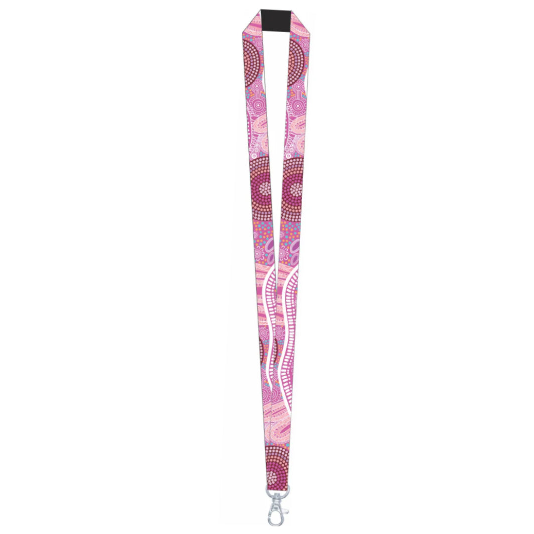 LANYARD - ABORIGINAL ART - WOMEN’S JOURNEY - AUSTRALIA, INDIGENOUS, SOUVENIR, GIFT