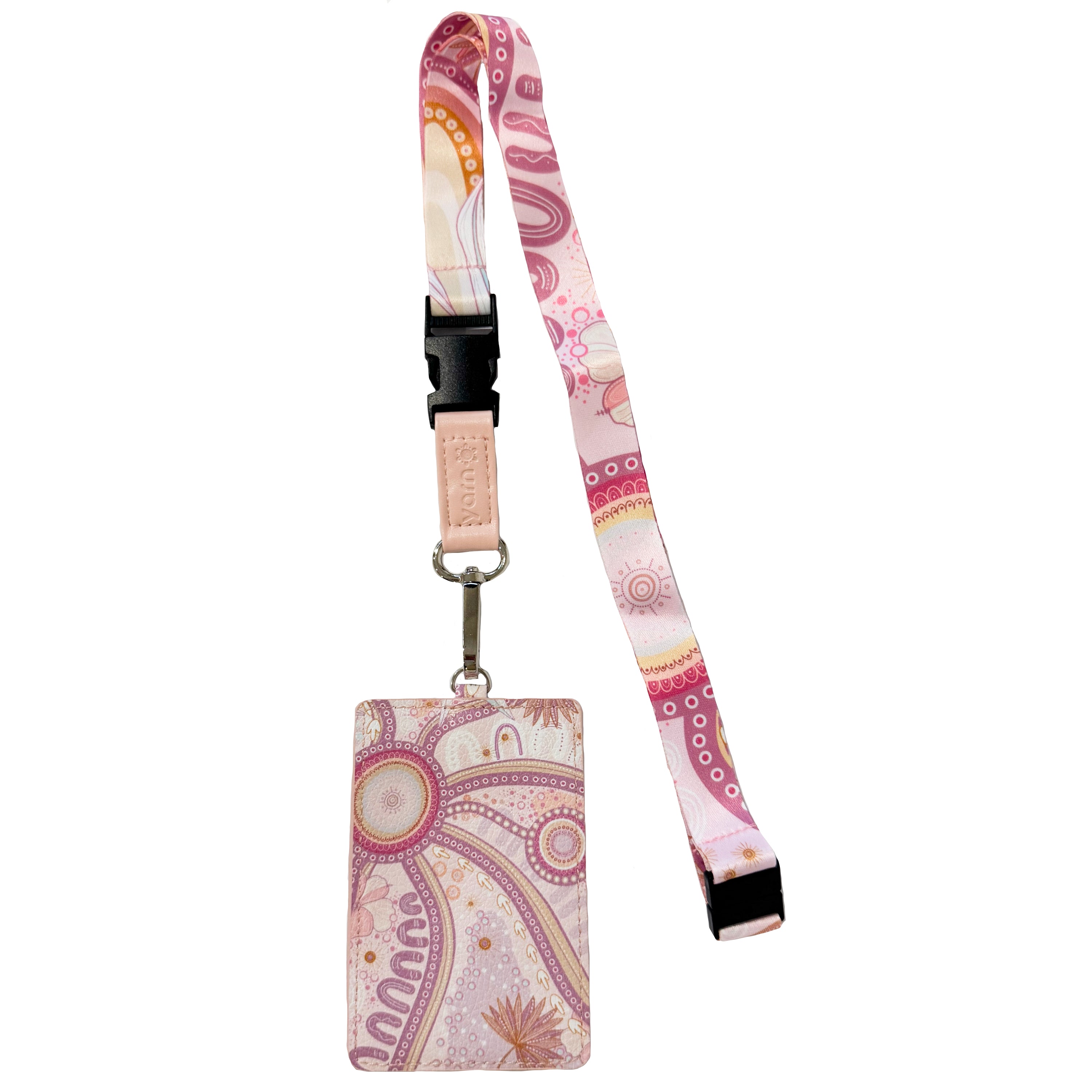LANYARD & ID CARD HOLDER - ABORIGINAL ART - A BRIGHT FUTURE - AUSTRALIA, INDIGENOUS, SOUVENIR, GIFT