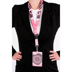 LANYARD & ID CARD HOLDER - ABORIGINAL ART - BOOBIE SISTA - AUSTRALIA, INDIGENOUS, SOUVENIR, GIFT