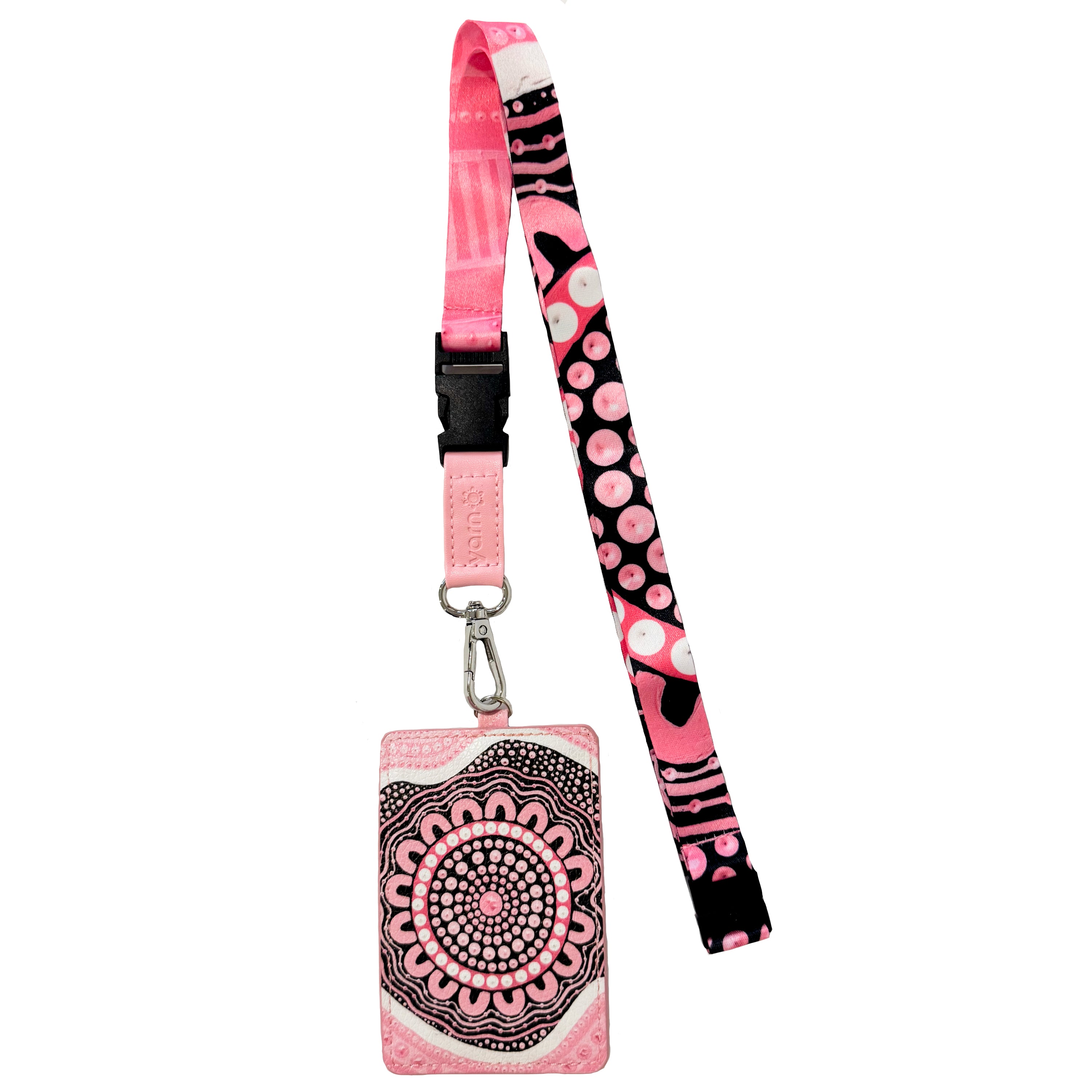 LANYARD & ID CARD HOLDER - ABORIGINAL ART - BOOBIE SISTA - AUSTRALIA, INDIGENOUS, SOUVENIR, GIFT