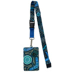 LANYARD & ID CARD HOLDER - ABORIGINAL ART - DEADLY DADS - AUSTRALIA, INDIGENOUS, SOUVENIR, GIFT