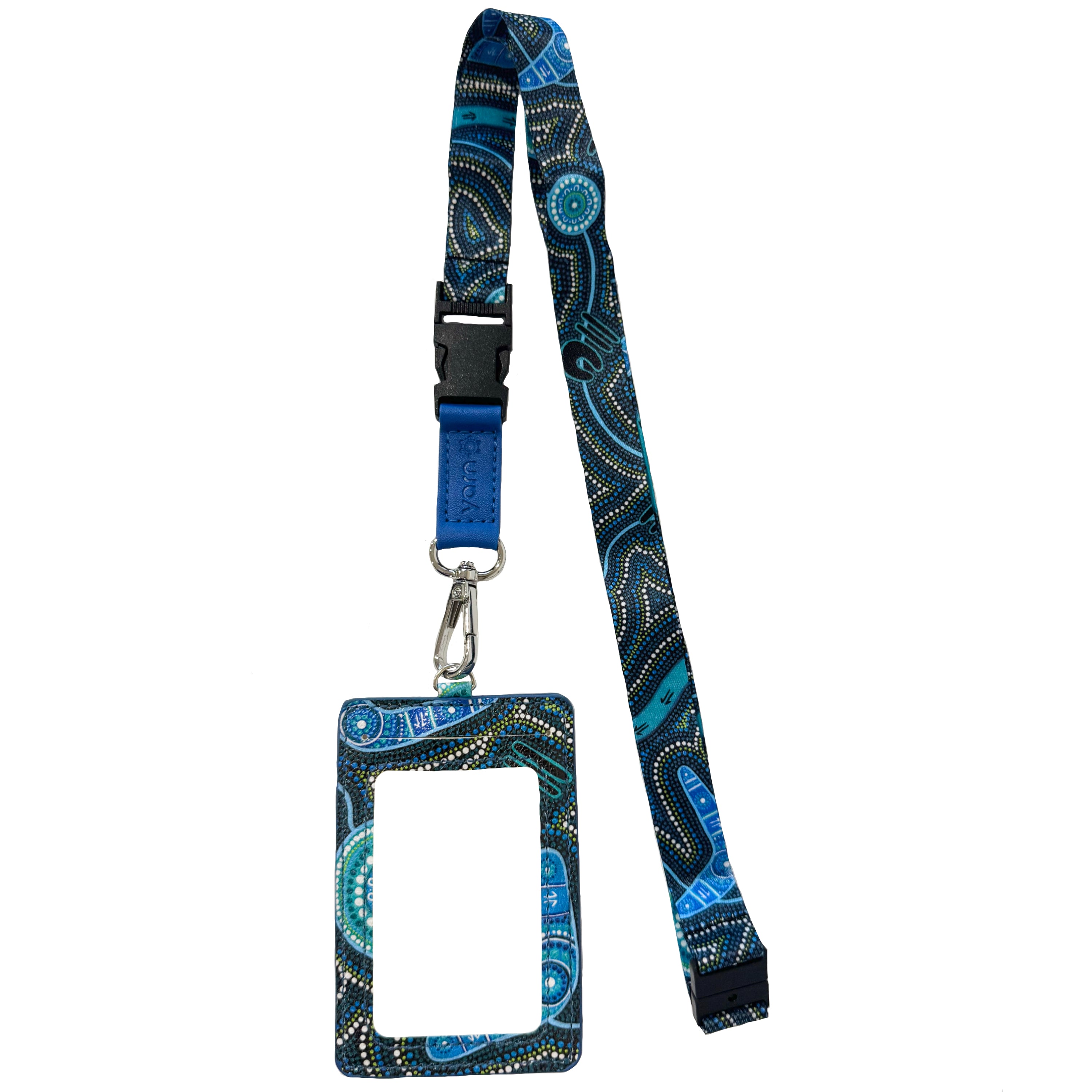 LANYARD & ID CARD HOLDER - ABORIGINAL ART - DEADLY DADS - AUSTRALIA, INDIGENOUS, SOUVENIR, GIFT
