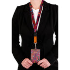 LANYARD & ID CARD HOLDER - ABORIGINAL ART - KNOWLEDGE HOLDERS - AUSTRALIA, INDIGENOUS, SOUVENIR, GIFT