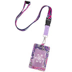 LANYARD & ID CARD HOLDER - ABORIGINAL ART - MURU TO OUR BIRIWAL - AUSTRALIA, INDIGENOUS, SOUVENIR, GIFT