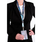 LANYARD & ID CARD HOLDER - ABORIGINAL ART - OUR FUTURE TOGETHER - AUSTRALIA, INDIGENOUS, SOUVENIR, GIFT