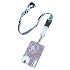 LANYARD & ID CARD HOLDER - ABORIGINAL ART - OUR FUTURE TOGETHER - AUSTRALIA, INDIGENOUS, SOUVENIR, GIFT