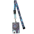 LANYARD & ID CARD HOLDER - ABORIGINAL ART - OUR FUTURE TOGETHER - AUSTRALIA, INDIGENOUS, SOUVENIR, GIFT
