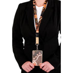 LANYARD & ID CARD HOLDER - ABORIGINAL ART - THE PATH THEY HAVE LAID - AUSTRALIA, INDIGENOUS, SOUVENIR, GIFT