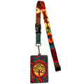 LANYARD & ID CARD HOLDER - ABORIGINAL ART- WURUNG BRANCHES - AUSTRALIA, INDIGENOUS, SOUVENIR, GIFT