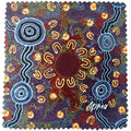 LENS CLOTH - ABORIGINAL ART - WOMEN GATHERING AT WATERHOLES - AUSTRALIA, INDIGENOUS, SOUVENIR, GIFT, GLASSES, SCREEN, WIPE